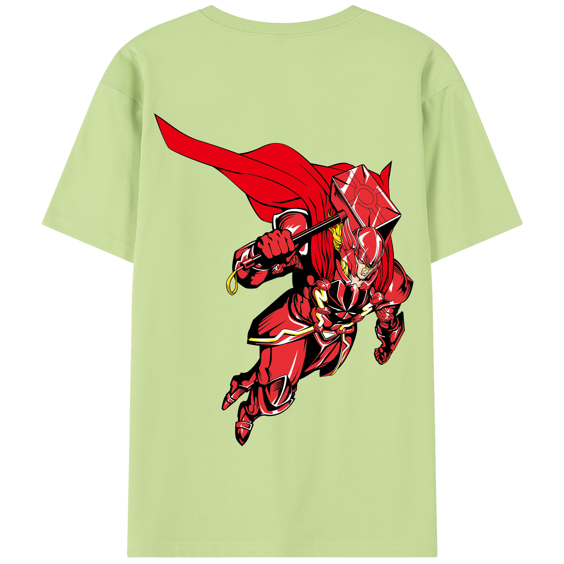 （画像用） アベンジャーズ The Avengers 綿100％半袖Tシャツ（背面プリント）